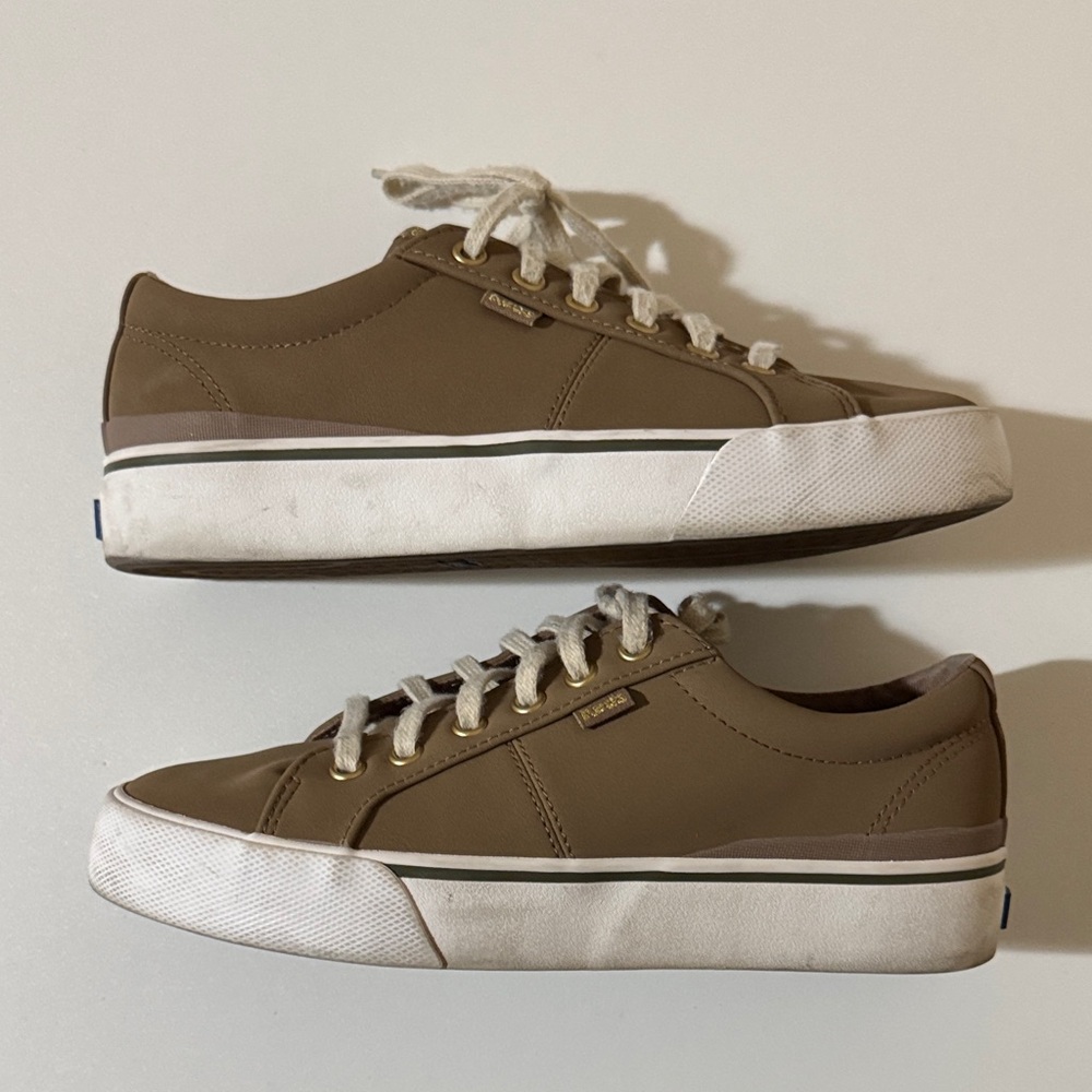 Keds Women’s Brown Sneakers with White Soles
